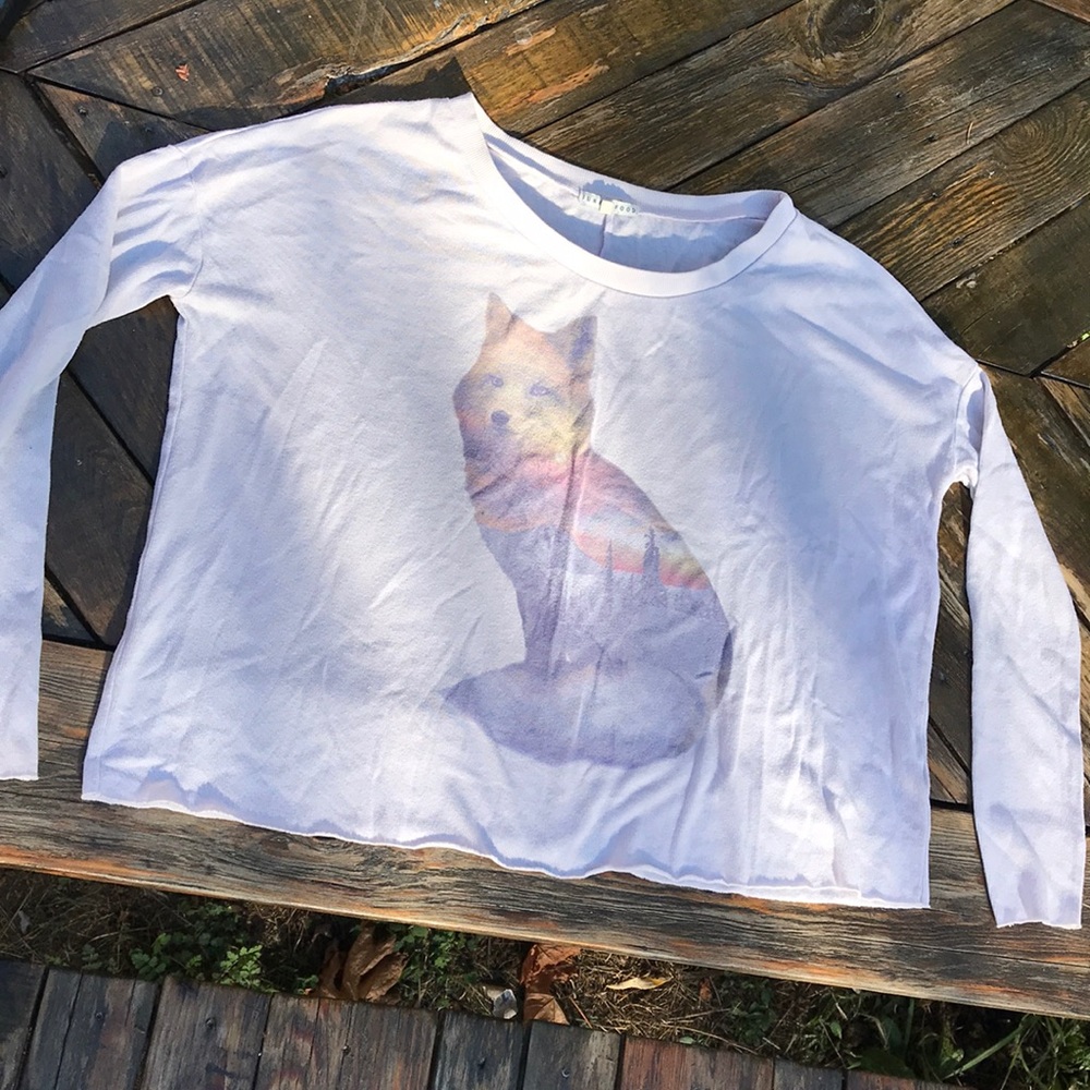 Winter fox sweater cozy and oversized